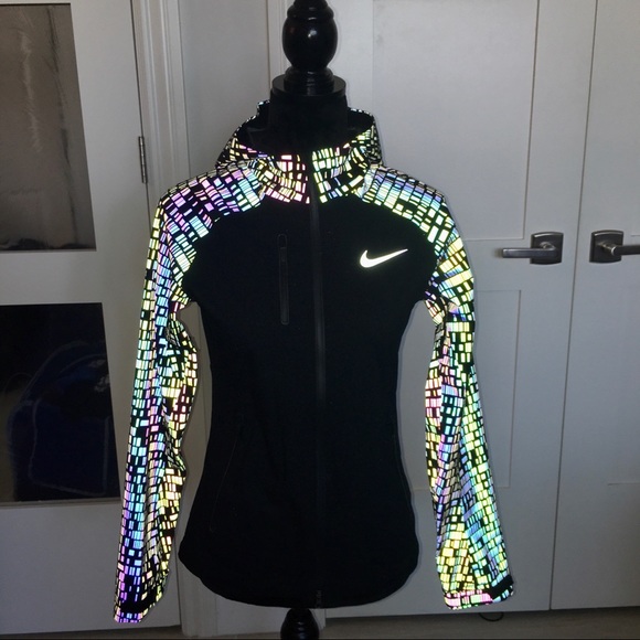 nike shield reflective jacket